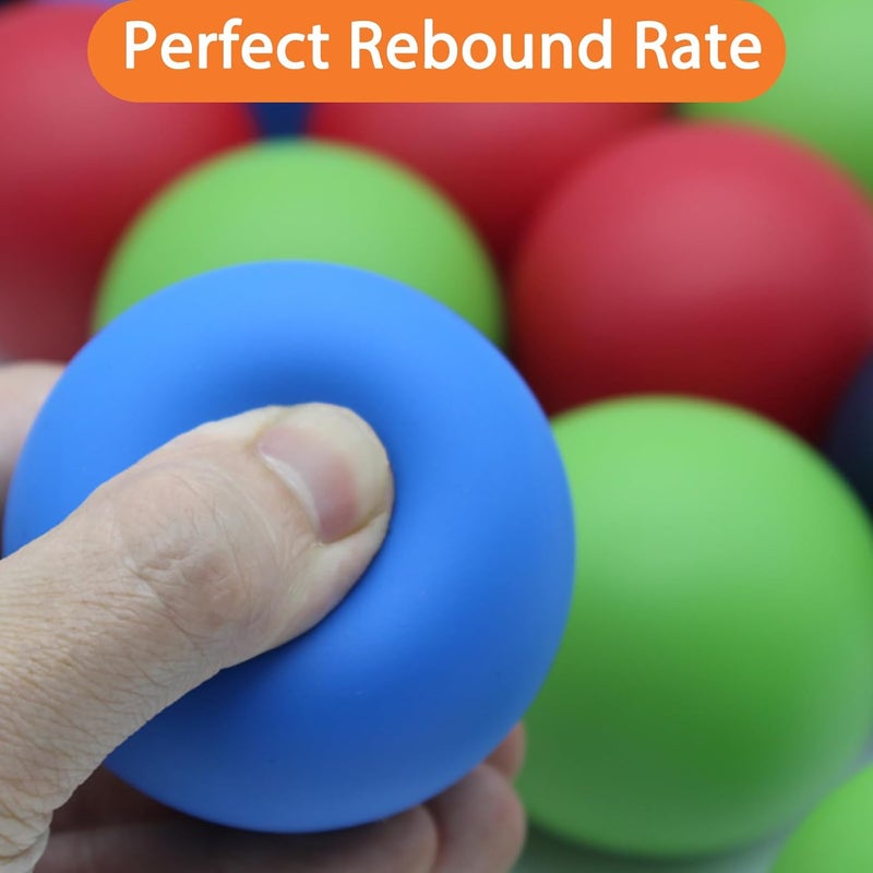 Magicorange 20 Pack Racquetball Multi Colored Racquetballs High Bounce Rubber Racquetballs with a mesh Bag - Image 5